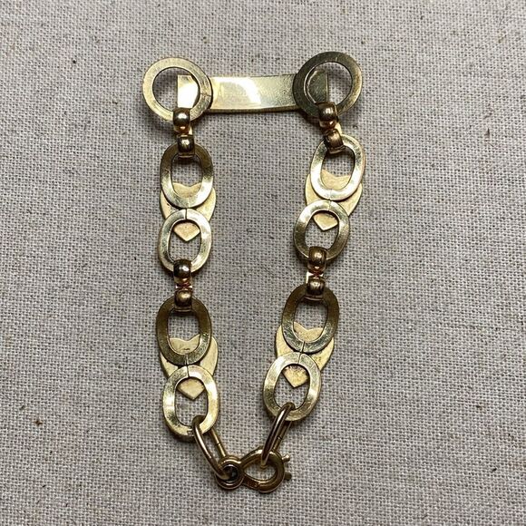 💛 Vintage 14k Gold Filled “Betty” Name Plate Heart Bracelet - Picture 4 of 5
